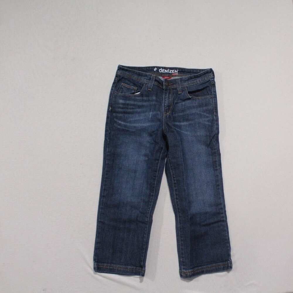 Denizen By Levis Women Blue Jeans Capri Denim Casual Size 28